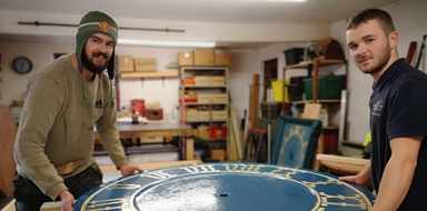Staff from The Cumbria Clock Company