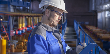 The mechanic - the repairman , operator production gas, Oil, gas industry. gas conditioning equipment and valve armature