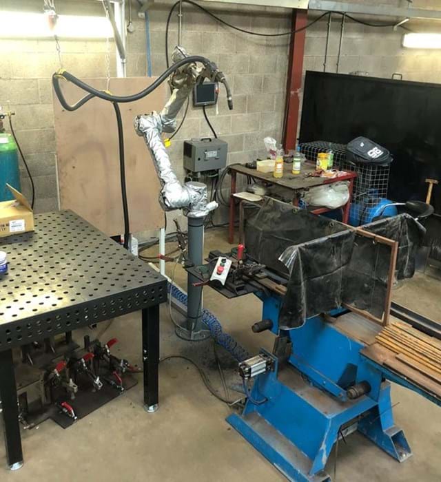 Image of robot welder at Storth Ltd