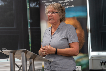 Donna Edwards, Managing Director of Made Smarter North West speaks at the 4.0 Impact showcase