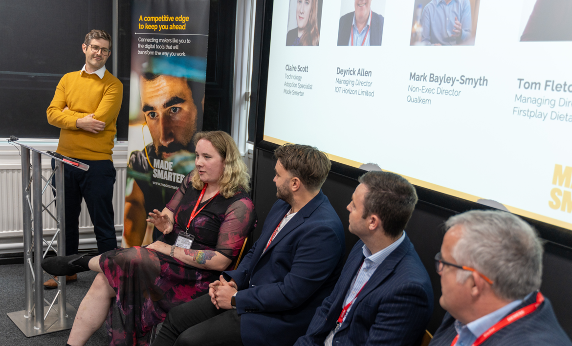 SME Manufacturer discussion at the Made Smarter 4.0 Impact Showcase
